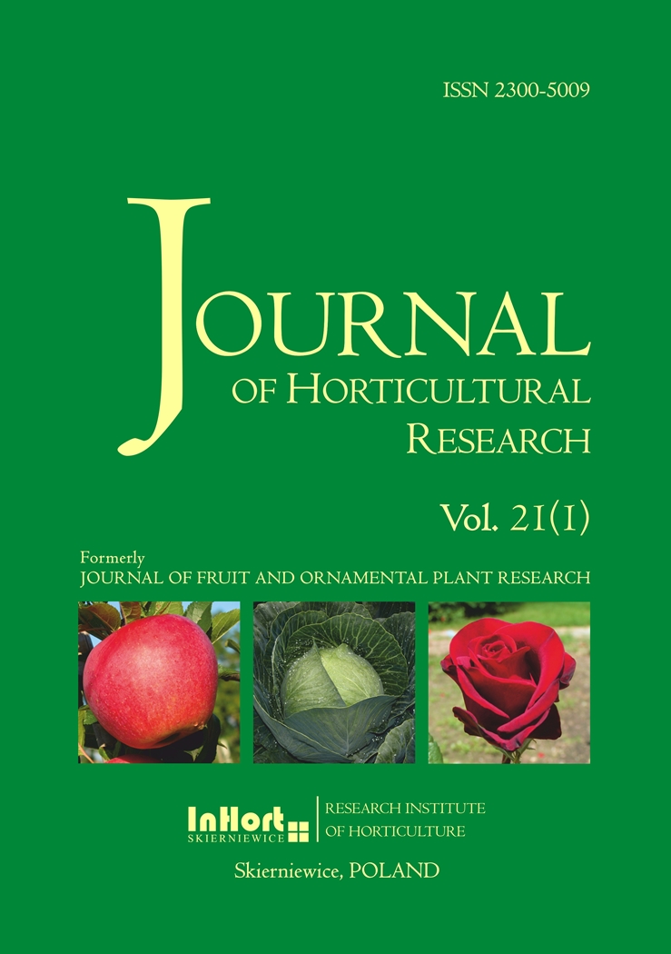 journal of horticultural science and research impact factor